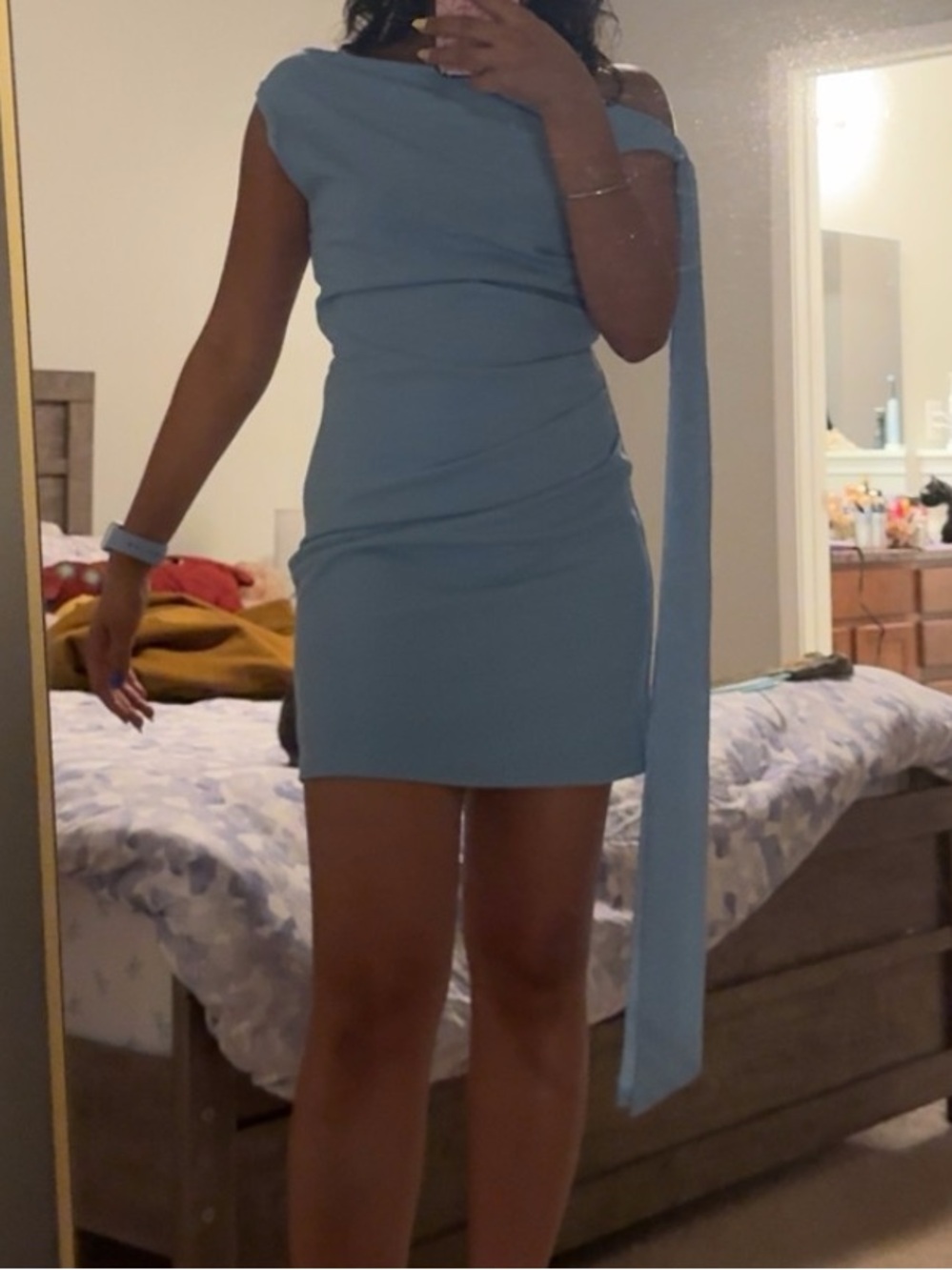 Vestique light blue dress